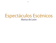 Tablet Screenshot of espectaculosescenicos.com